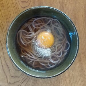 月見そば柚子胡椒味